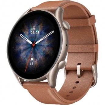 Смарт-часы AMAZFIT GTR 3 PRO A2040 brown leather